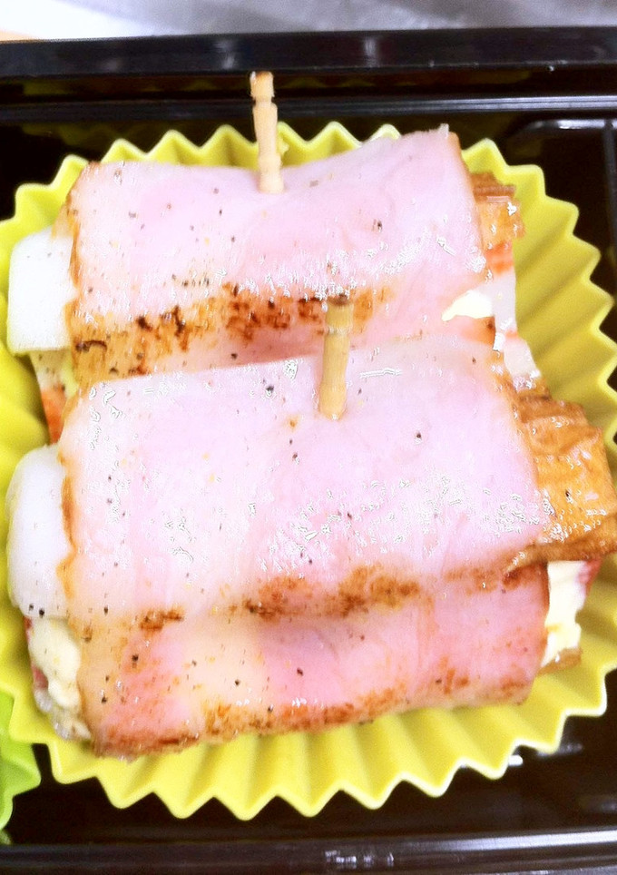 お弁当に☆ちくわとベーコンの挟み焼き-レシピのメイン写真
