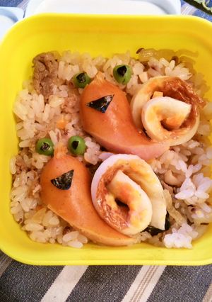 簡単!お弁当に!かたつむり君-レシピのメイン写真