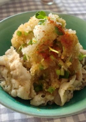 薬味たっぷり「豚肉の冷しゃぶ」-レシピのメイン写真