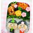 ひな祭り♪ちょこんとお雛さま*キャラ弁