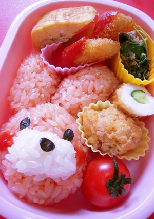 デコ弁☆３Ｄうさちゃんのお弁当☆-レシピのメイン写真