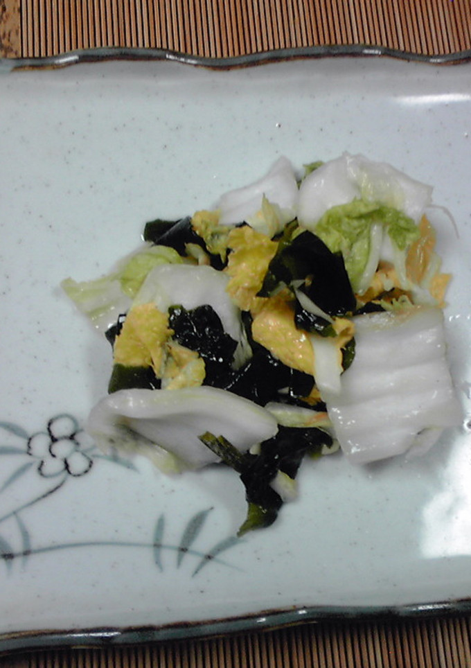 白菜とわかめの漬物-レシピのメイン写真