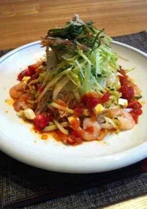 冷製パスタ風♥トマトそうめん-レシピのメイン写真