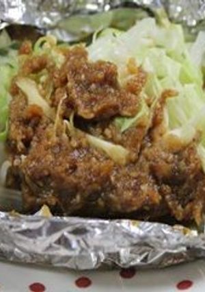 鮭のごまみそホイル焼き-レシピのメイン写真