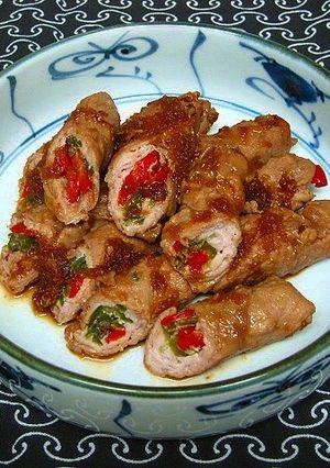 豚肉の２色ピーマン巻き-レシピのメイン写真
