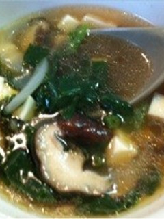 ほうれん草&椎茸&豆腐の☆中華スープ☆-レシピのメイン写真