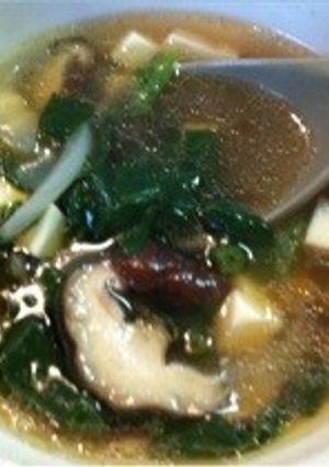 ほうれん草＆椎茸＆豆腐の☆中華スープ☆-レシピのメイン写真