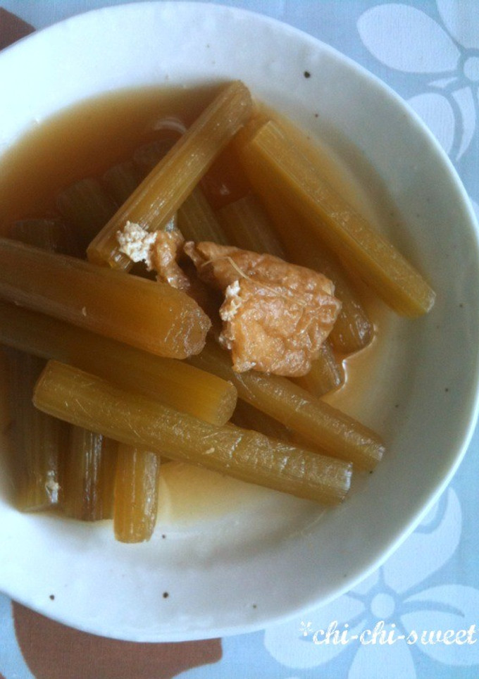 ふきと油揚げのあっさり煮♪-レシピのメイン写真