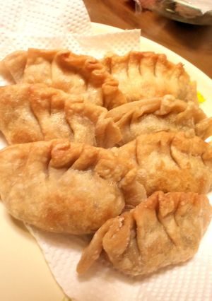 サモサ風マッシュポテトの簡単ベジ揚げ餃子-レシピのメイン写真