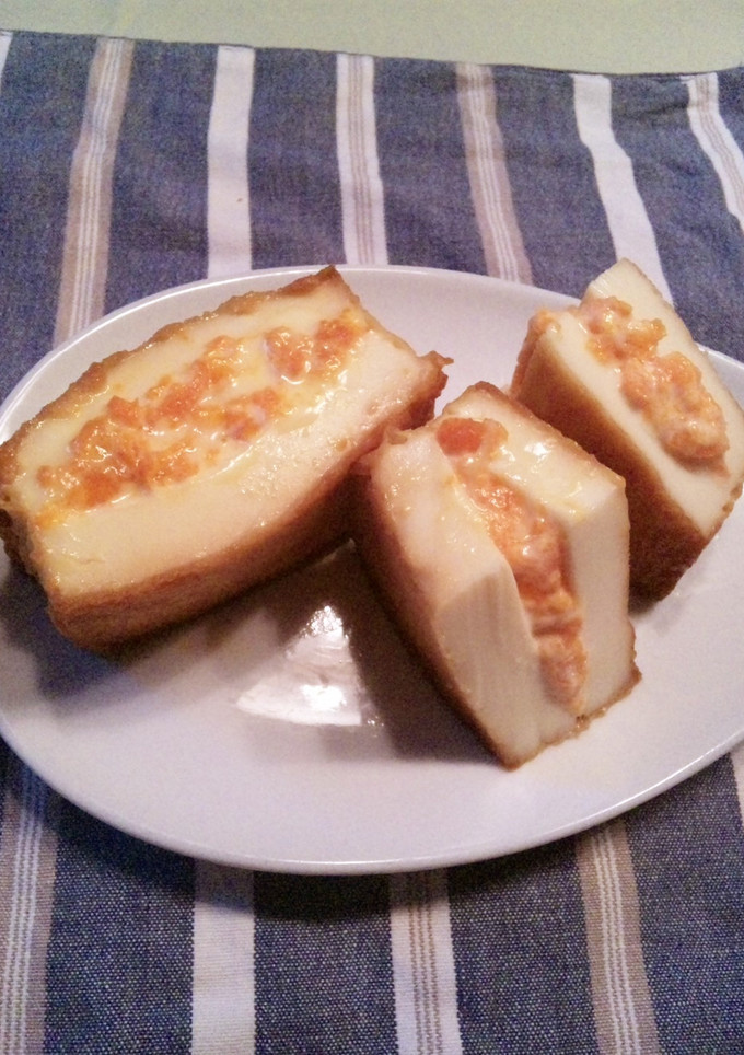 とろ〜り！照り焼き厚揚げのチーズサンド-レシピのメイン写真