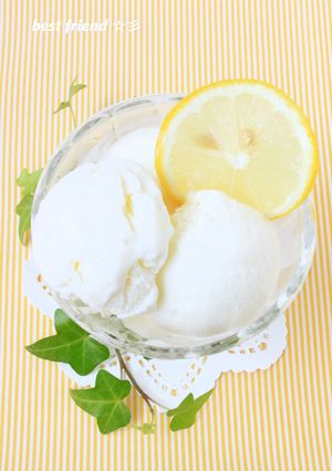 夏の親友★混ぜるだけ！ヨーグルトソルベ-レシピのメイン写真