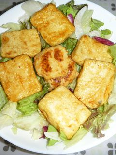 ヘルシー♪ 豆腐照り焼きサラダ-レシピのメイン写真