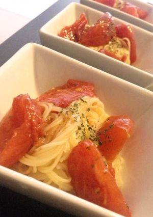 冷製トマトのカッペリーニ-レシピのメイン写真