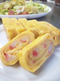 お弁当に!鮮やか卵焼き-レシピのメイン写真