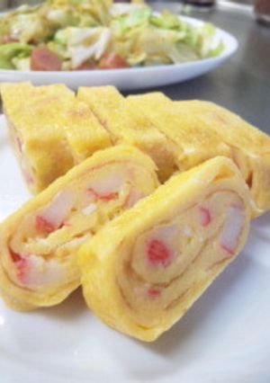 お弁当に！鮮やか卵焼き-レシピのメイン写真