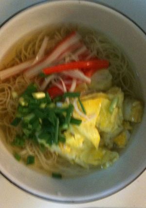 超簡単♪ぶっかけそうめん　-レシピのメイン写真