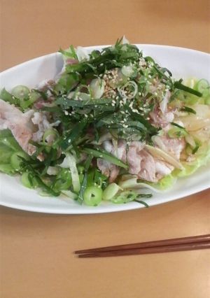 豚しゃぶ・しそみょうがサラダ-レシピのメイン写真