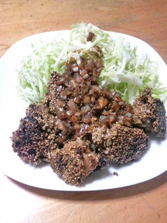 豚こまで☆トンカツ風のごま焼き-レシピのメイン写真