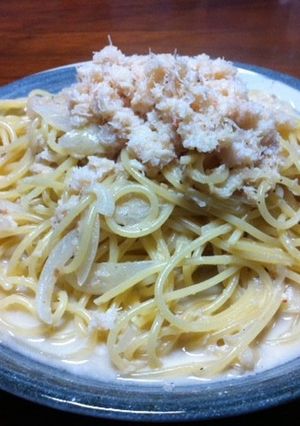 ちょっぴり贅沢なカニマヨパスタ!-レシピのメイン写真