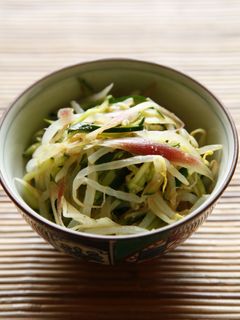 もやしと胡瓜とみょうがのわさびポン酢和え-レシピのメイン写真