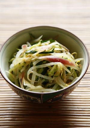 もやしと胡瓜とみょうがのわさびポン酢和え-レシピのメイン写真