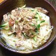 さば水煮でさっぱりコクウマ素麺