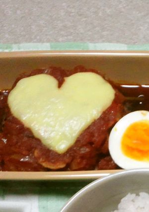 大葉トマトソースのハンバーグ-レシピのメイン写真