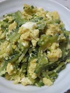 ゴーヤの卵とじ みそ味-レシピのメイン写真