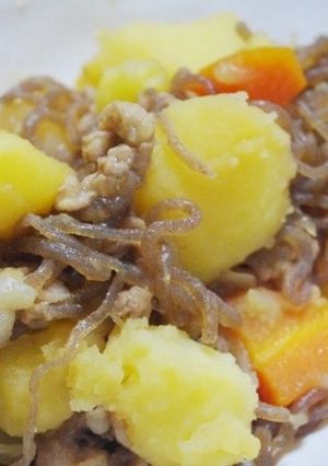 水を使わない！ホクホク肉じゃが♪-レシピのメイン写真
