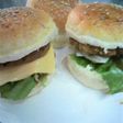 簡単手作りハンバーガーのバンズパン