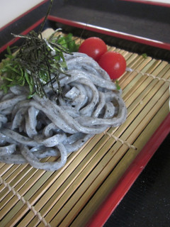 ごまレシピ 黒ごまうどん♪-レシピのメイン写真