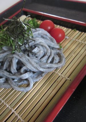 ごまレシピ　黒ごまうどん♪-レシピのメイン写真