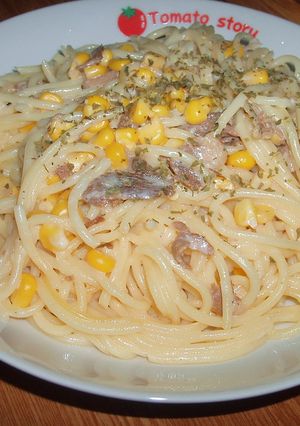 コーンクリームパスタ☆-レシピのメイン写真