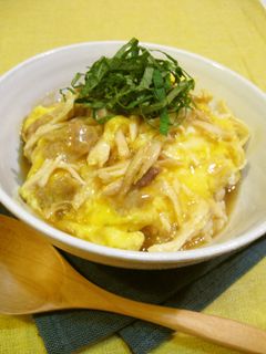 梅しそ風味 親子和風あんかけ丼-レシピのメイン写真