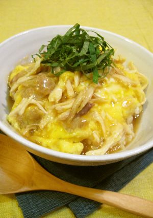 梅しそ風味　親子和風あんかけ丼-レシピのメイン写真