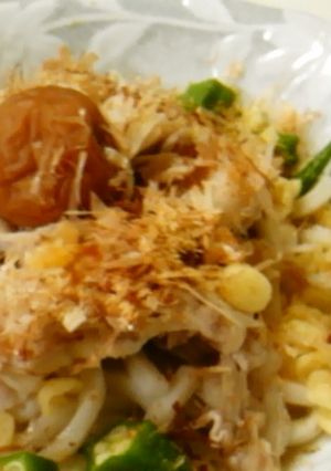 めんつゆで！簡単冷やし梅うどん(￠ω￠)-レシピのメイン写真