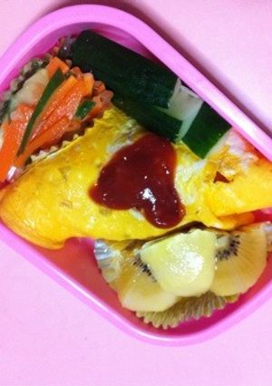 乗せるだけ！オムライス弁当☆-レシピのメイン写真