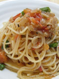 トマトの冷製パスタ-レシピのメイン写真