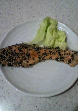 鮭のゴマ焼き-レシピのメイン写真