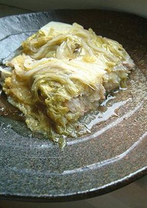 白菜と豚バラの重ね蒸し-レシピのメイン写真
