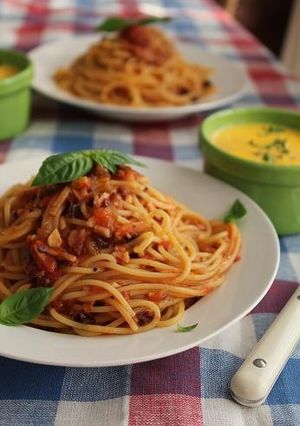 トマトソース　de　アレンジトマトパスタ-レシピのメイン写真