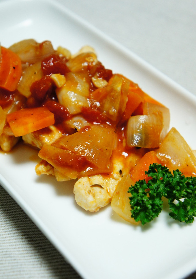 かじきと野菜のトマト煮-レシピのメイン写真