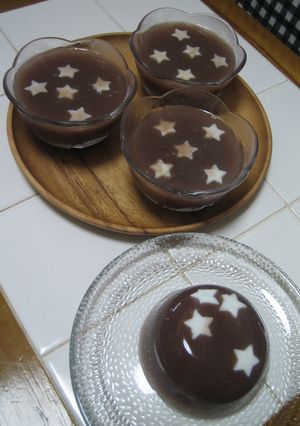 冷た～いおやつ*星のみずようかん☆-レシピのメイン写真
