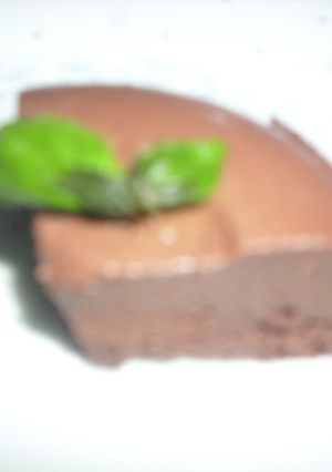 レンジでチョコチーズケーキ-レシピのメイン写真