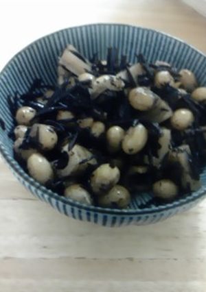 ひじきと豆の煮物（圧力鍋）-レシピのメイン写真