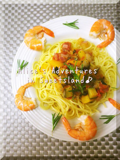 * ラタトゥイユ風 ❤ 冷製パスタ♪-レシピのメイン写真