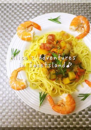 * ラタトゥイユ風 ❤ 冷製パスタ♪-レシピのメイン写真