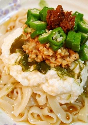 ねばねばきねうち麺-レシピのメイン写真