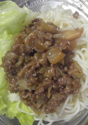 超簡単☆肉食系そうめん-レシピのメイン写真