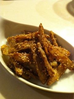 カリカリ☆甘辛ごぼう揚げ-レシピのメイン写真